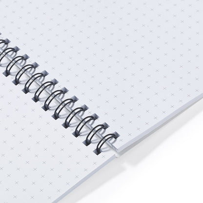 A5 Spiral Lined Notebook - "Cucumbers"