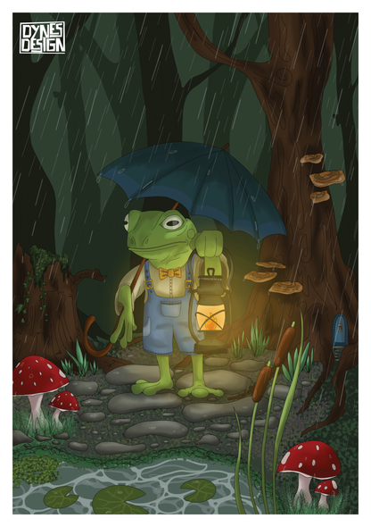 A4 Print - "wandering home"